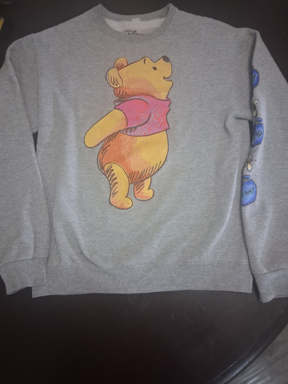 Winnie the Pooh Graphic Crewneck Sweatshirt - Gray